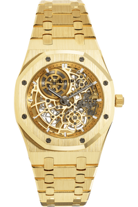 Royal Oak "Jumbo" Extra-Thin Openworked Yellow Gold Automatic