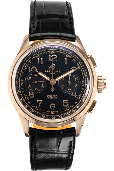 Premier B15 Duograph 42 Rose Gold Manual