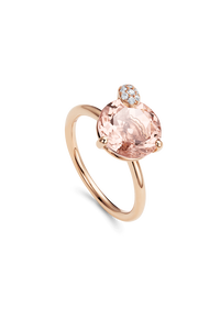 Peekaboo Morganite Ring