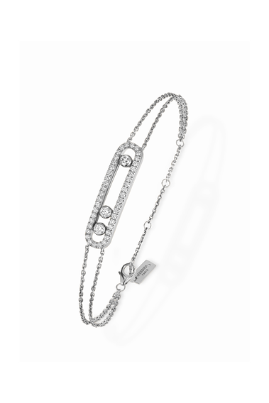Moving diamond bracelet sale