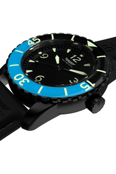 44mm 3-Hand Black IP