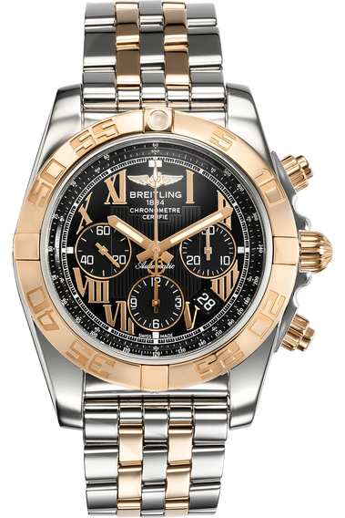 Chronomat B01 Rose Gold and Stainless Steel Automatic