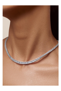 Baguette Love Necklace