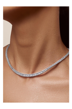 Baguette Love Necklace