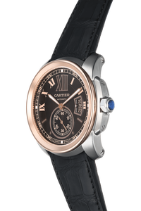Calibre de Cartier Rose Gold and Stainless Steel Automatic