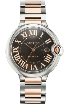 Ballon Bleu Rose Gold and Stainless Steel Automatic