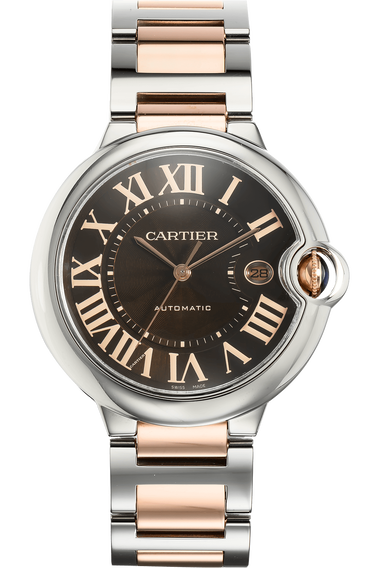 Ballon Bleu Rose Gold and Stainless Steel Automatic