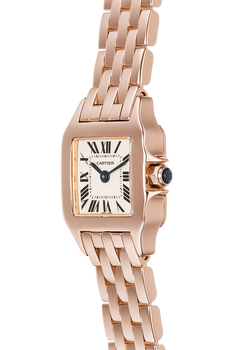 Santos Demoiselle Mini Rose Gold Quartz