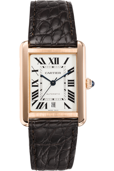 Tank Solo XL Rose Gold and Stainless Steel Automatic