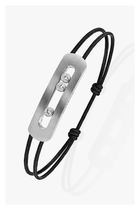 Move Titanium Natural Cord Bracelet