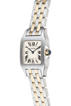 Santos Demoiselle Yellow Gold and Stainless Steel Quartz