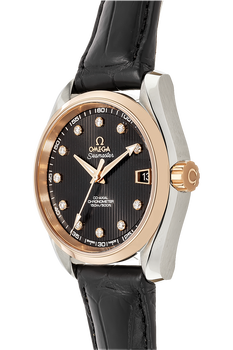 Seamaster Aqua Terra Co-Axial Rose Gold and Stainless Steel