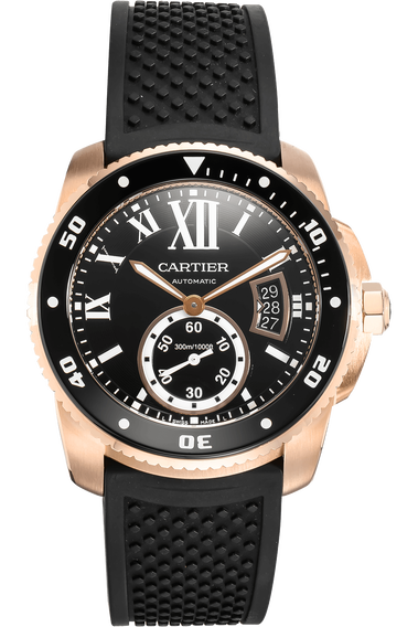 Calibre de Cartier Diver Rose Gold Automatic