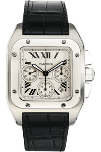 Santos 100 Chronograph Stainless Steel Automatic