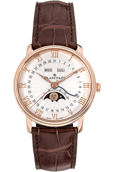 Villeret Complete Calendar Moonphase Rose Gold Automatic