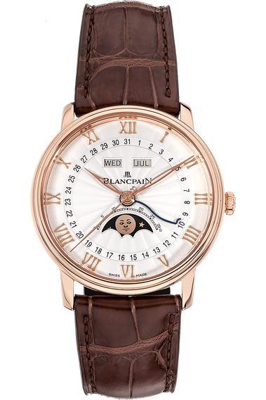 Villeret Complete Calendar Moonphase Rose Gold Automatic
