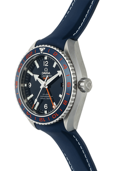 Seamaster Planet Ocean Co-Axial GMT GoodPlanet Stainless Steel Automatic