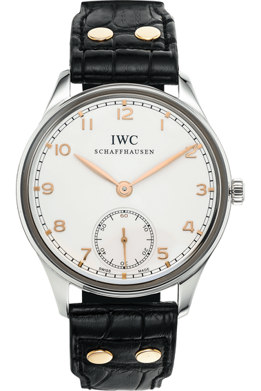 Portuguese Hand Wound Stainless Steel Manual