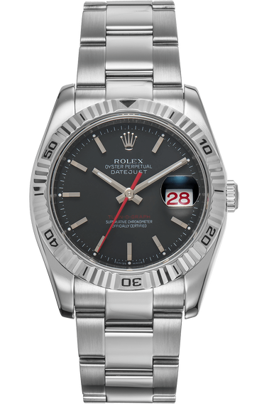 Datejust Turn-O-Graph White Gold and Stainless Steel Automatic