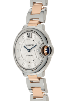Ballon Bleu Rose Gold and Stainless Steel Automatic