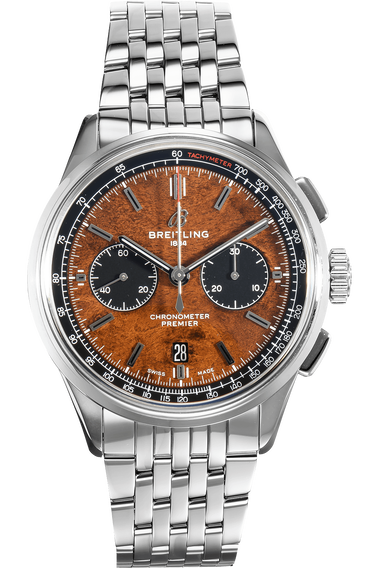 Premier B01 Chronograph "Bentley Centenary" Limited Edition Stainless Steel Automatic