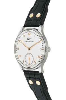 Portuguese Hand Wound Stainless Steel Manual