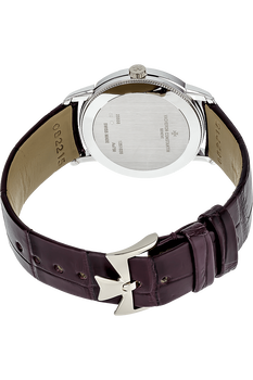Patrimony Traditionnelle Lady White Gold Quartz