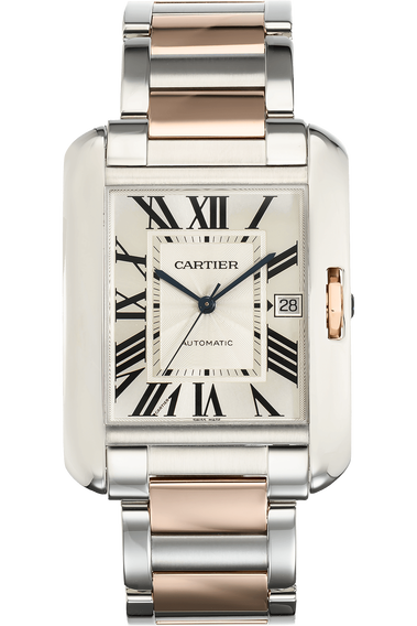 Tank Anglaise XL Rose Gold and Stainless Steel Automatic