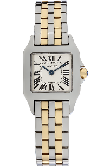 Santos Demoiselle Yellow Gold and Stainless Steel Quartz