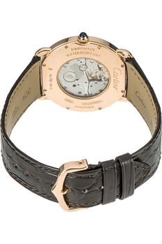 Cartier Men's Ronde Solo Louis Rose Gold Manual Watch (W6800251) | Rose/Red/Pink Gold | 36 mm Diameter | Certified Pre-owned | Tourneau