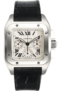 Santos 100 Chronograph Stainless Steel Automatic