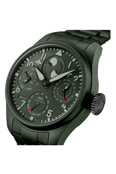 Big Pilot&#39;s Watch Perpetual Calendar TOP GUN Woodland