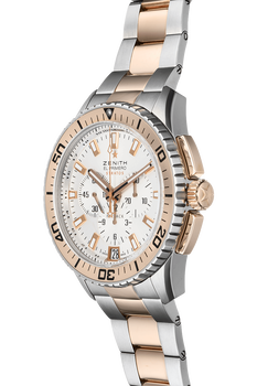 El Primero Stratos Flyback Rose Gold and Stainless Steel Automatic