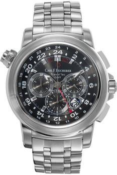 Patravi Traveltec GMT Stainless Steel Automatic