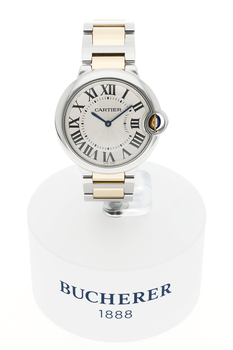 Ballon Bleu Yellow Gold and Stainless Steel Quartz