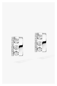 Move Romane Earrings in White Gold