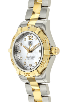 Aquaracer Yellow Gold and Stainless Steel Quartz