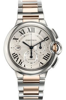 Ballon Bleu Chronograph Rose Gold and Stainless Steel Automatic