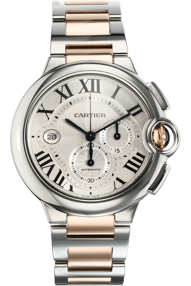 Ballon Bleu Chronograph Rose Gold and Stainless Steel Automatic