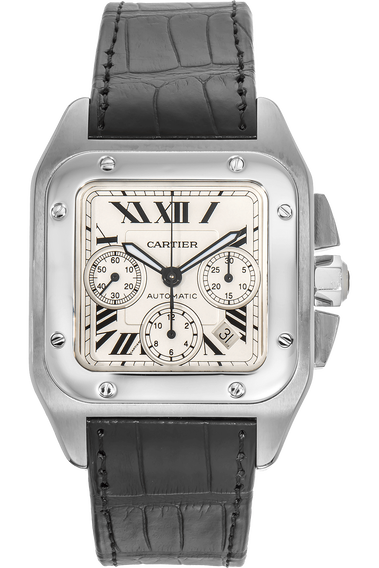 Santos 100 Chronograph Stainless Steel Automatic