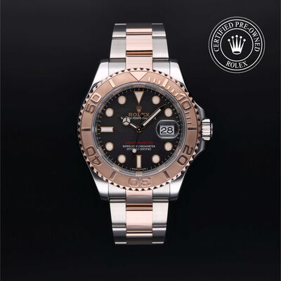 rolex yacht master 40 rose gold pre owned