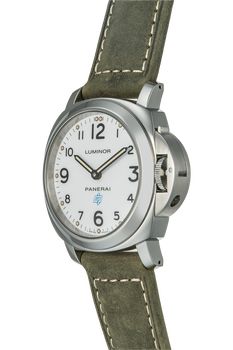Luminor Base Logo Stainless Steel Manual
