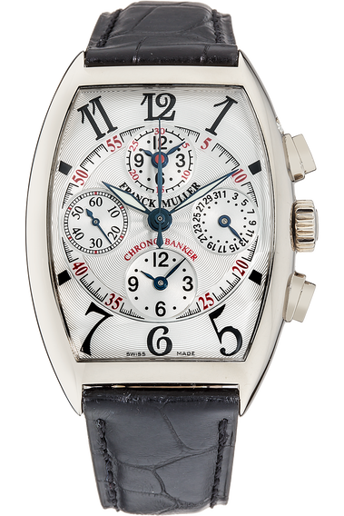 Master Banker Triple Time Zone White Gold Automatic
