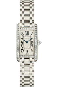 Tank Americaine White Gold Quartz