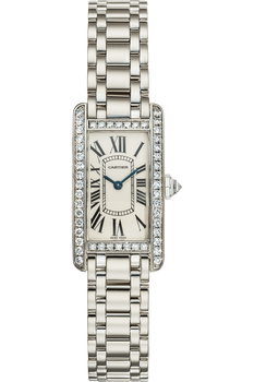 Tank Americaine White Gold Quartz
