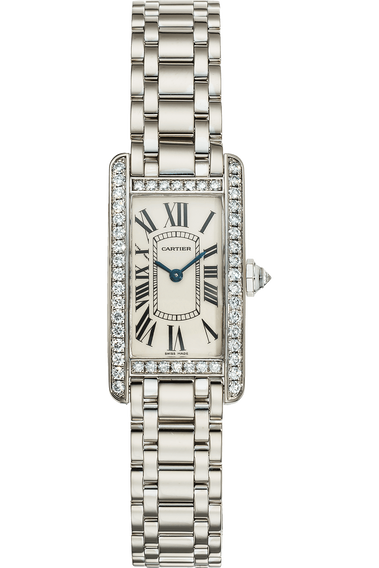 Tank Americaine White Gold Quartz