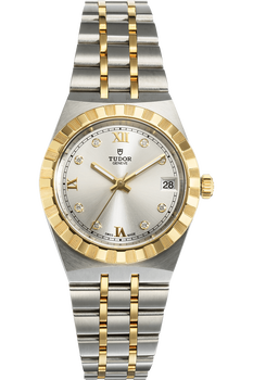 Tudor Royal Yellow Gold and Stainless Steel Automatic