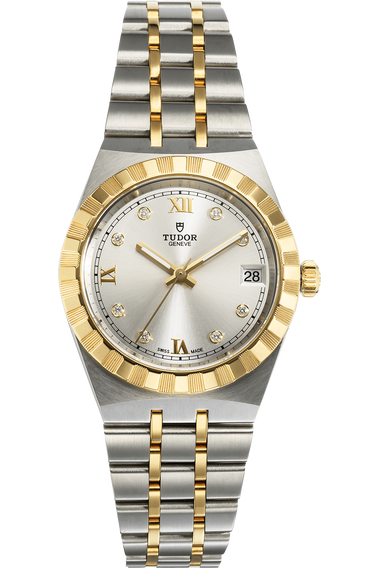 Tudor Royal Yellow Gold and Stainless Steel Automatic