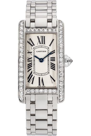 Tank Americaine White Gold Quartz