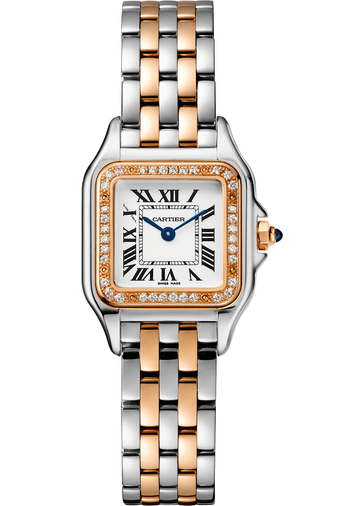 Panthère de Cartier, Rose Gold & Steel, Small